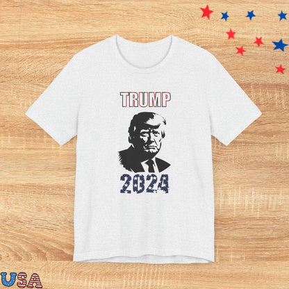 patriotic stars T-Shirt Ash / XS Trump 2024