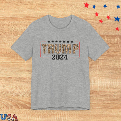 patriotic stars T-Shirt Athletic Heather / XS Trump Stars 2024