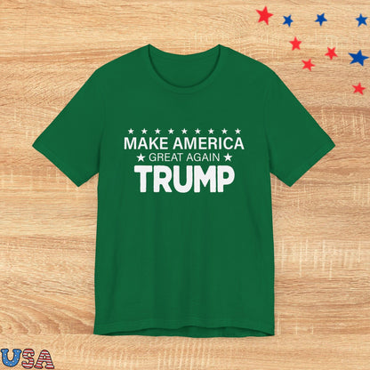 patriotic stars T-Shirt Kelly / XS Make America Great Again Trump