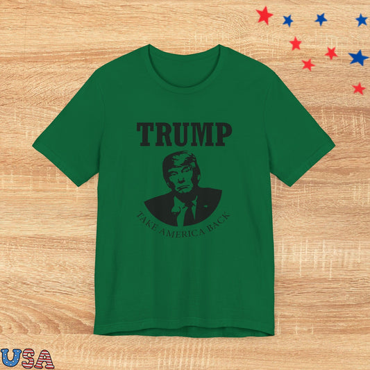 patriotic stars T-Shirt Kelly / XS Trump Take America Back