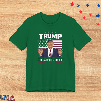 patriotic stars T-Shirt Kelly / XS Trump The Patriot's Choice