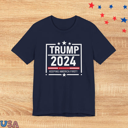 patriotic stars T-Shirt Navy / XS Keeping America First!
