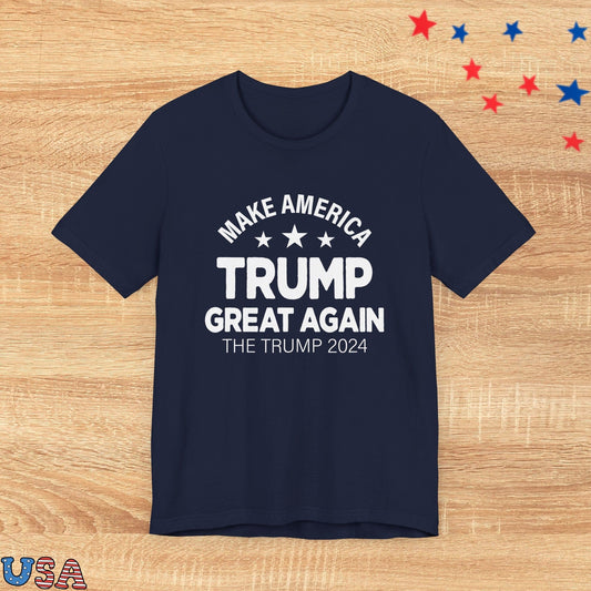 patriotic stars T-Shirt Navy / XS Make America Great Again! The Trump 2024