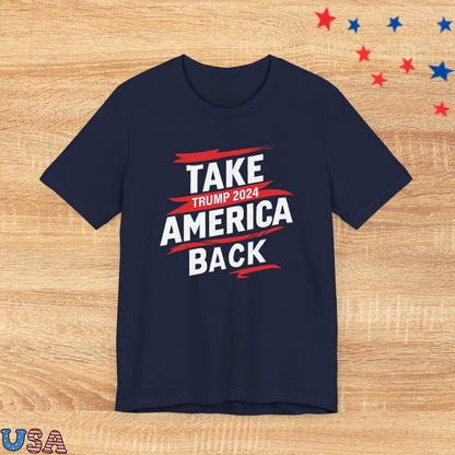 patriotic stars T-Shirt Navy / XS Take America Back