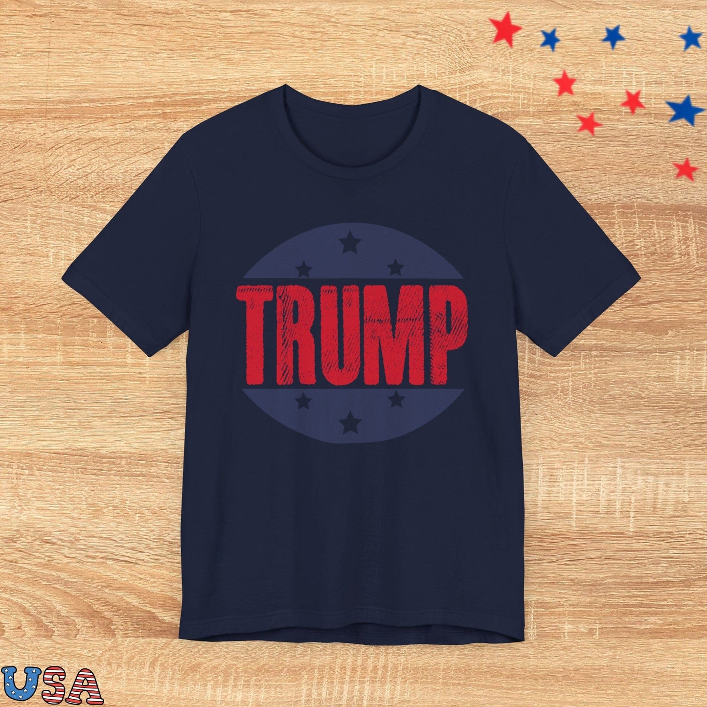 patriotic stars T-Shirt Navy / XS Trump Stars