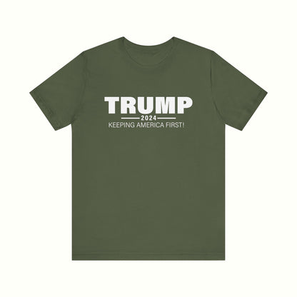 patriotic stars T-Shirt Trump keeping America First!