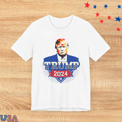 patriotic stars T-Shirt White / S Trump 2024 Superman