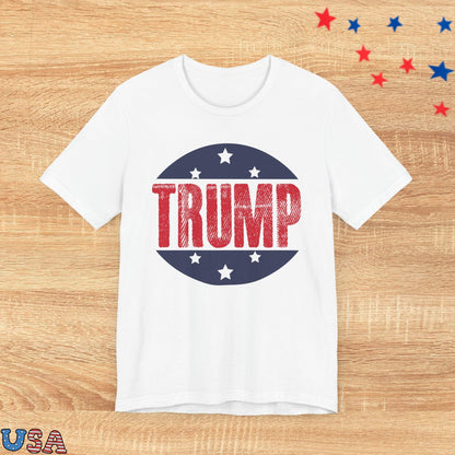patriotic stars T-Shirt White / S Trump Stars